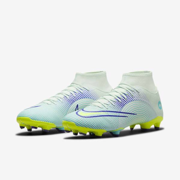 Scarpe da Calcio Donna Nike Mercurial Dream Speed Superfly 8 Academy MG Multi-Grounds Verdi Viola Verdi | NK725SUD