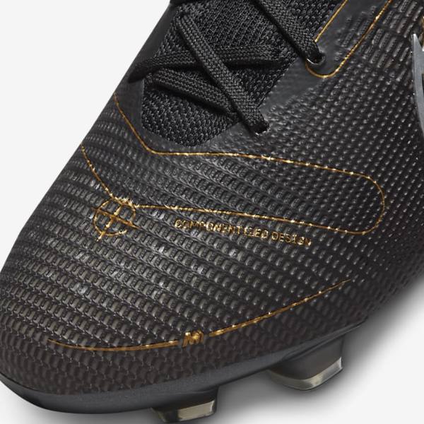 Scarpe da Calcio Donna Nike Mercurial Superfly 8 Elite FG Firm-Grounds Nere Metal Argento Grigie Metal Oro | NK093HSE