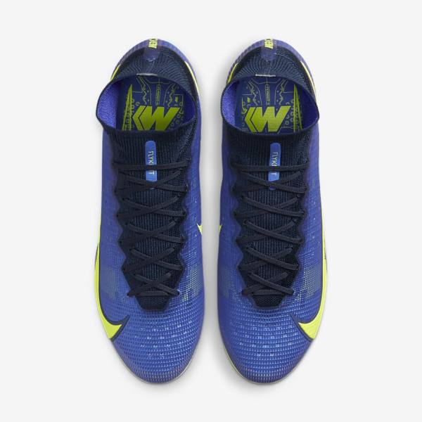 Scarpe da Calcio Donna Nike Mercurial Superfly 8 Elite SG-Pro AC Soft-Ground Blu | NK425KAH