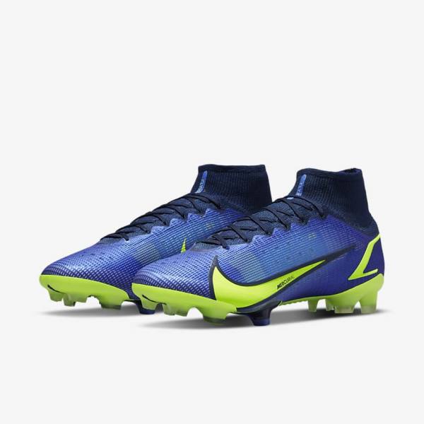 Scarpe da Calcio Donna Nike Mercurial Superfly 8 Elite FG Firm-Grounds Blu | NK623NZA