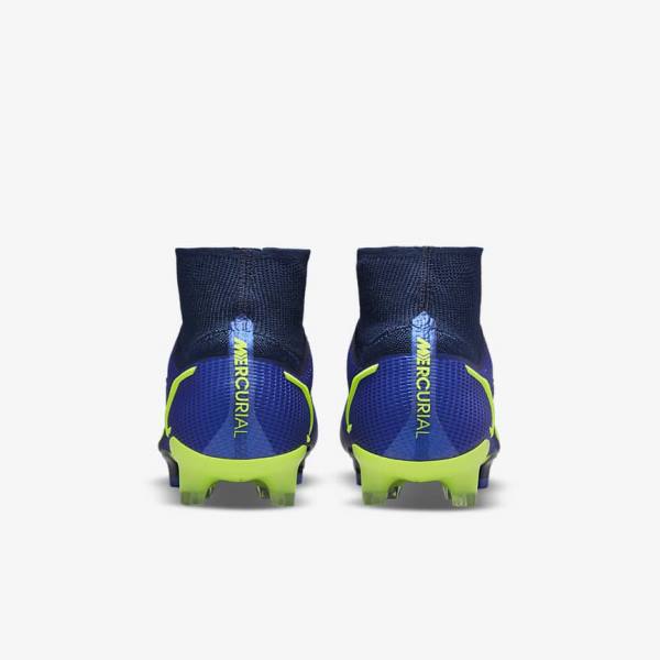 Scarpe da Calcio Donna Nike Mercurial Superfly 8 Elite FG Firm-Grounds Blu | NK623NZA