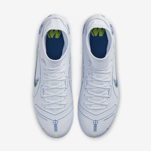 Scarpe da Calcio Donna Nike Mercurial Superfly 8 Academy AG Artificial-Grass Grigie Blu Chiaro Blu Scuro | NK637FHB