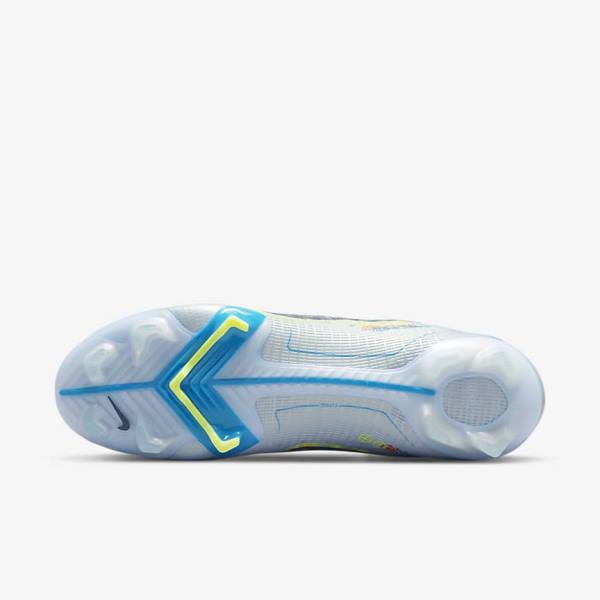 Scarpe da Calcio Donna Nike Mercurial Superfly 8 Elite FG Firm-Grounds Grigie Blu Chiaro Blu | NK824BOW