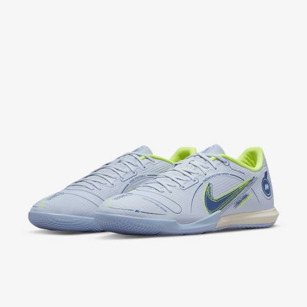 Scarpe da Calcio Donna Nike Mercurial Vapor 14 Academy IC Indoor Court Grigie Blu Chiaro Blu | NK053CPH