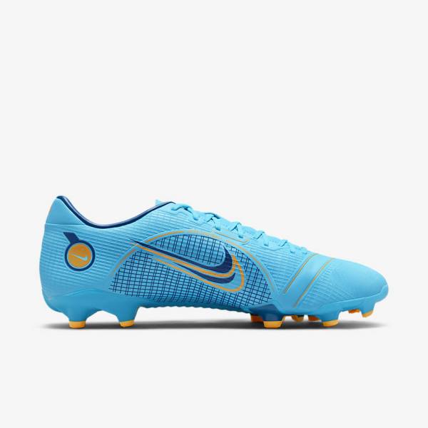 Scarpe da Calcio Donna Nike Mercurial Vapor 14 Academy MG Multi-Ground Blu Arancioni | NK081BUD