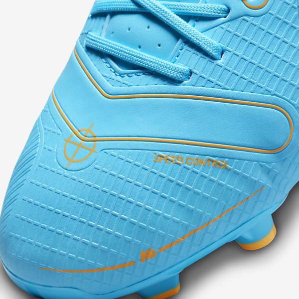 Scarpe da Calcio Donna Nike Mercurial Vapor 14 Academy MG Multi-Ground Blu Arancioni | NK081BUD