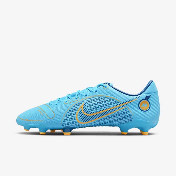 Scarpe da Calcio Donna Nike Mercurial Vapor 14 Academy MG Multi-Ground Blu Arancioni | NK081BUD