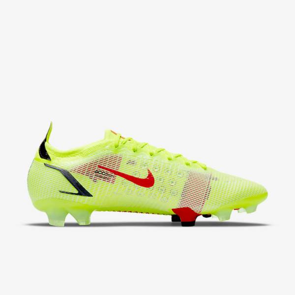 Scarpe da Calcio Donna Nike Mercurial Vapor 14 Elite FG Firm-Ground Nere Rosse Chiaro | NK146SPH