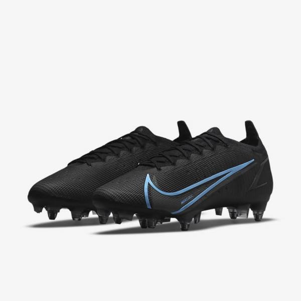 Scarpe da Calcio Donna Nike Mercurial Vapor 14 Elite SG-Pro AC Soft-Ground Nere Grigie | NK312VIR