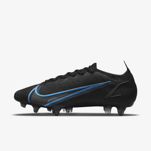 Scarpe da Calcio Donna Nike Mercurial Vapor 14 Elite SG-Pro AC Soft-Ground Nere Grigie | NK312VIR