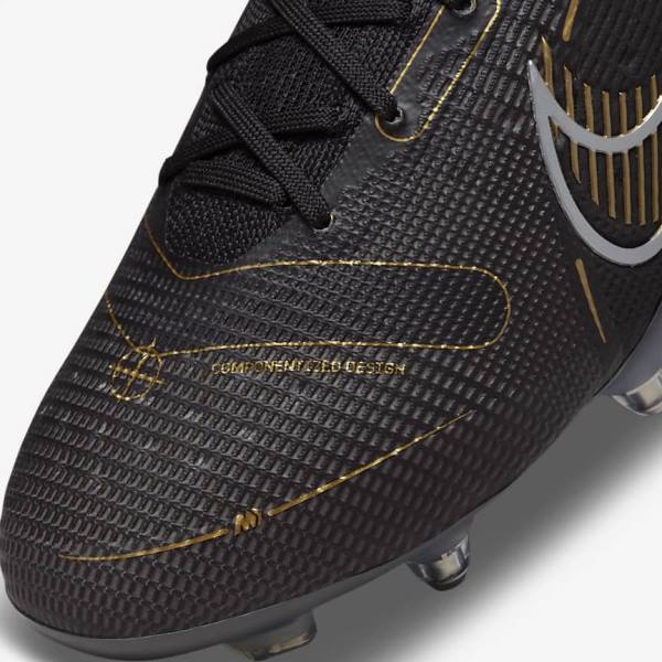 Scarpe da Calcio Donna Nike Mercurial Vapor 14 Elite SG-PRO Anti-Clog Traction Soft-Grounds Nere Metal Argento Grigie Metal Oro | NK360JLK