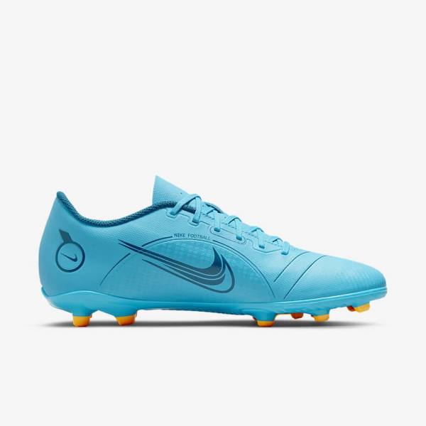 Scarpe da Calcio Donna Nike Mercurial Vapor 14 Club MG Multi-Ground Blu Arancioni | NK624GVC