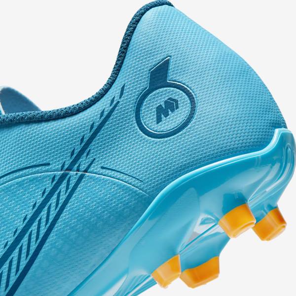 Scarpe da Calcio Donna Nike Mercurial Vapor 14 Club MG Multi-Ground Blu Arancioni | NK624GVC