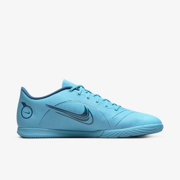 Scarpe da Calcio Donna Nike Mercurial Vapor 14 Club IC Indoor Court Blu Arancioni | NK659DBJ