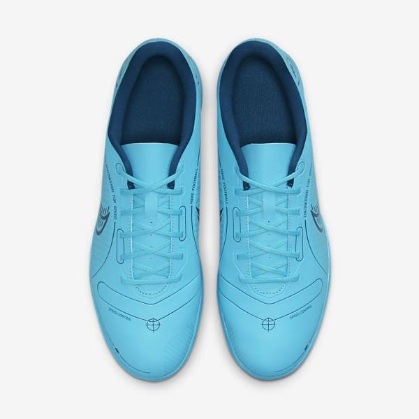 Scarpe da Calcio Donna Nike Mercurial Vapor 14 Club IC Indoor Court Blu Arancioni | NK659DBJ