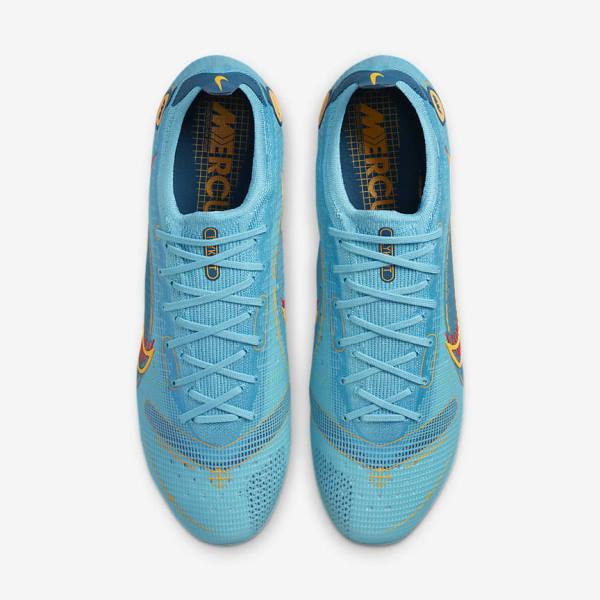 Scarpe da Calcio Donna Nike Mercurial Vapor 14 Elite AG Artificial-Grounds Blu Arancioni | NK683QZM