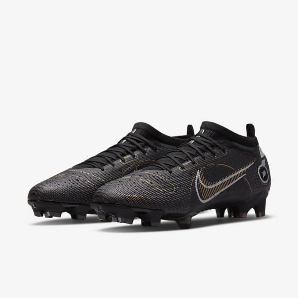 Scarpe da Calcio Donna Nike Mercurial Vapor 14 Pro FG Firm-Ground Nere Metal Argento Grigie Metal Oro | NK857JYI