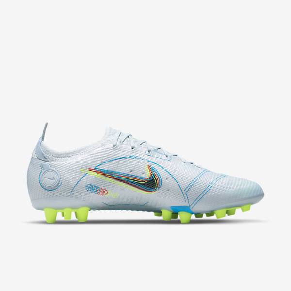 Scarpe da Calcio Donna Nike Mercurial Vapor 14 Elite AG Artificial-Grounds Grigie Blu Chiaro Arancioni Blu | NK905SGY