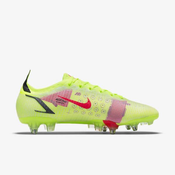 Scarpe da Calcio Donna Nike Mercurial Vapor 14 Elite SG-Pro AC Soft-Ground Nere Rosse Chiaro | NK937WEZ