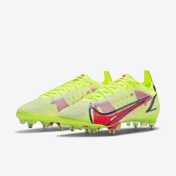 Scarpe da Calcio Donna Nike Mercurial Vapor 14 Elite SG-Pro AC Soft-Ground Nere Rosse Chiaro | NK937WEZ