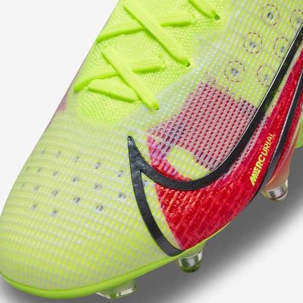 Scarpe da Calcio Donna Nike Mercurial Vapor 14 Elite SG-Pro AC Soft-Ground Nere Rosse Chiaro | NK937WEZ