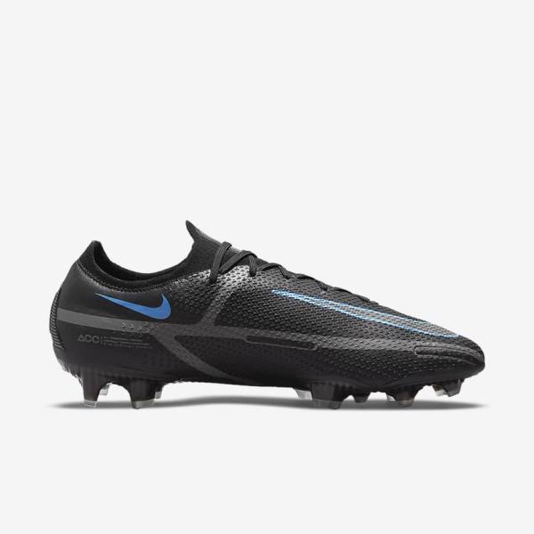 Scarpe da Calcio Donna Nike Phantom GT2 Elite FG Firm-Ground Nere Grigie | NK019RMC