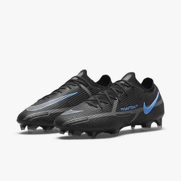 Scarpe da Calcio Donna Nike Phantom GT2 Elite FG Firm-Ground Nere Grigie | NK019RMC