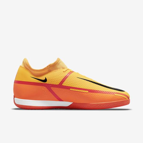 Scarpe da Calcio Donna Nike Phantom GT2 Academy Dynamic Fit IC Indoor Court Arancioni Rosse Chiaro Nere | NK267HAN