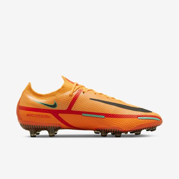 Scarpe da Calcio Donna Nike Phantom GT2 Elite AG-Pro Artificial-Grass Arancioni Rosse Chiaro Nere | NK408QBA