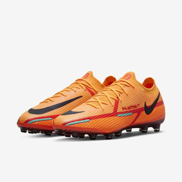 Scarpe da Calcio Donna Nike Phantom GT2 Elite AG-Pro Artificial-Grass Arancioni Rosse Chiaro Nere | NK408QBA