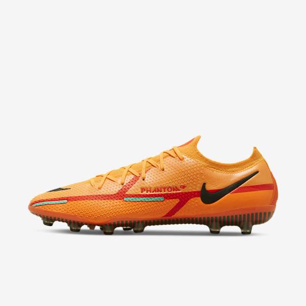 Scarpe da Calcio Donna Nike Phantom GT2 Elite AG-Pro Artificial-Grass Arancioni Rosse Chiaro Nere | NK408QBA