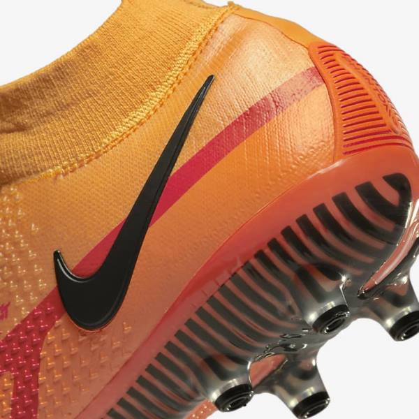 Scarpe da Calcio Donna Nike Phantom GT2 Dynamic Fit Elite AG-Pro Artificial-Grass Arancioni Rosse Chiaro Nere | NK512ANG