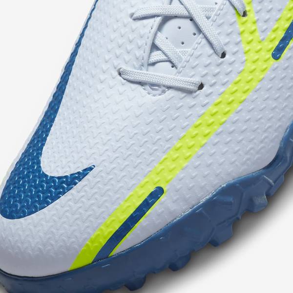 Scarpe da Calcio Donna Nike Phantom GT2 Academy TF Turf Grigie Blu Chiaro Blu Scuro | NK523BGQ