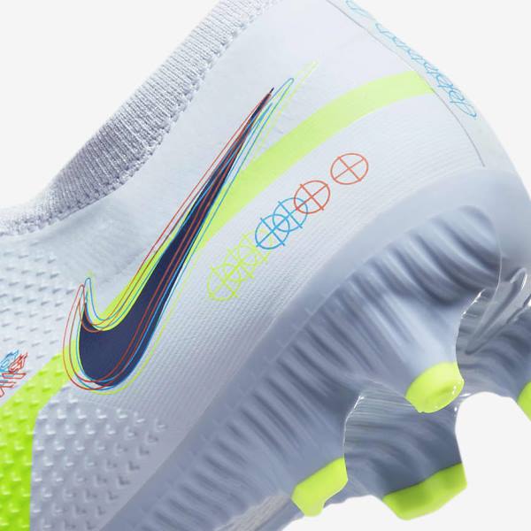 Scarpe da Calcio Donna Nike Phantom GT2 Pro FG Firm-Ground Grigie Blu Chiaro | NK768FQP