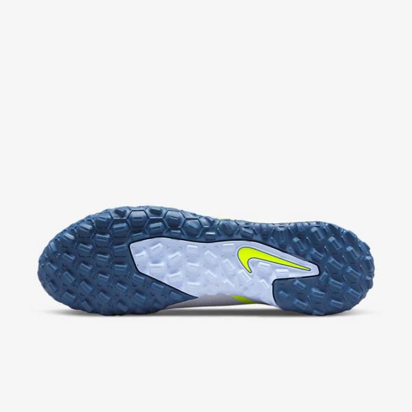 Scarpe da Calcio Donna Nike Phantom GT2 Academy Dynamic Fit TF Turf Grigie Blu Chiaro Blu Scuro | NK845DKV