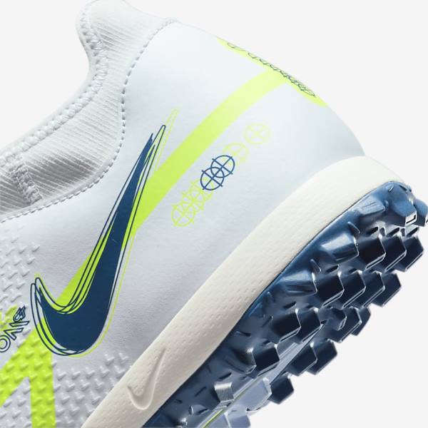 Scarpe da Calcio Donna Nike Phantom GT2 Academy Dynamic Fit TF Turf Grigie Blu Chiaro Blu Scuro | NK845DKV