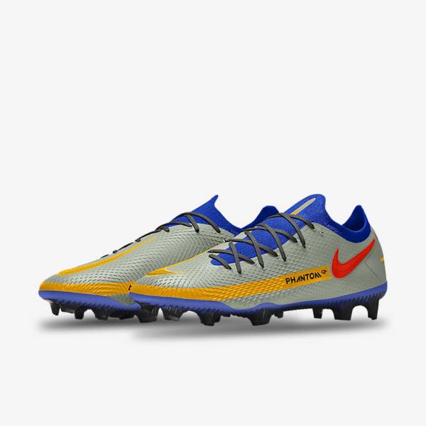 Scarpe da Calcio Donna Nike Phantom GT Elite By You Custom Firm Ground Colorate | NK784QIO