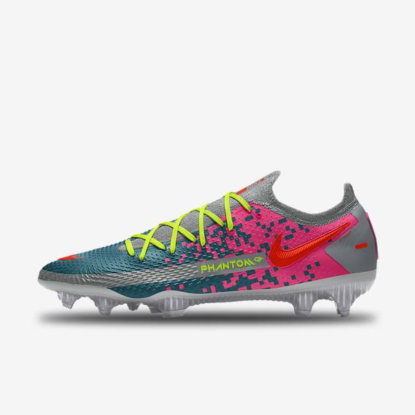 Scarpe da Calcio Donna Nike Phantom GT Elite By You Custom Firm Ground Colorate | NK931CTH