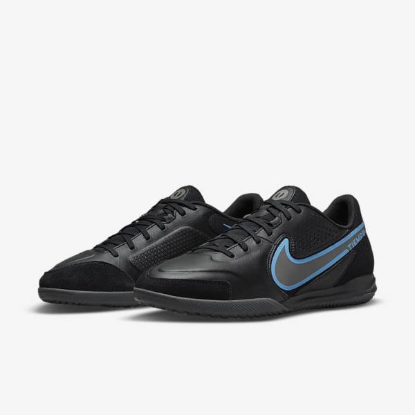 Scarpe da Calcio Donna Nike Tiempo Legend 9 Academy IC Indoor-Court Nere Grigie | NK453UZM