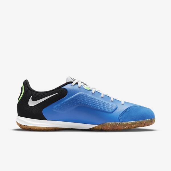 Scarpe da Calcio Donna Nike Tiempo Legend 9 Academy IC Indoor-Court Blu Chiaro Verdi Chiaro Marroni Nere | NK503WIS