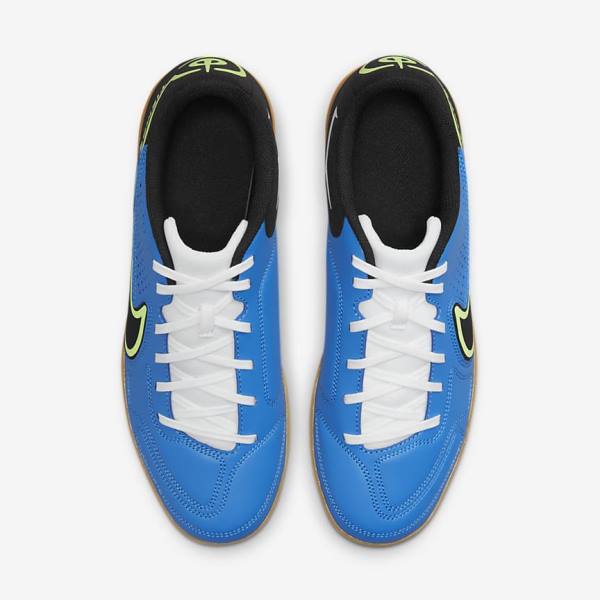 Scarpe da Calcio Donna Nike Tiempo Legend 9 Club IC Indoor-Court Blu Chiaro Verdi Chiaro Marroni Nere | NK597WOZ