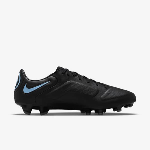 Scarpe da Calcio Donna Nike Tiempo Legend 9 Pro FG Firm-Ground Nere Grigie | NK627CBS