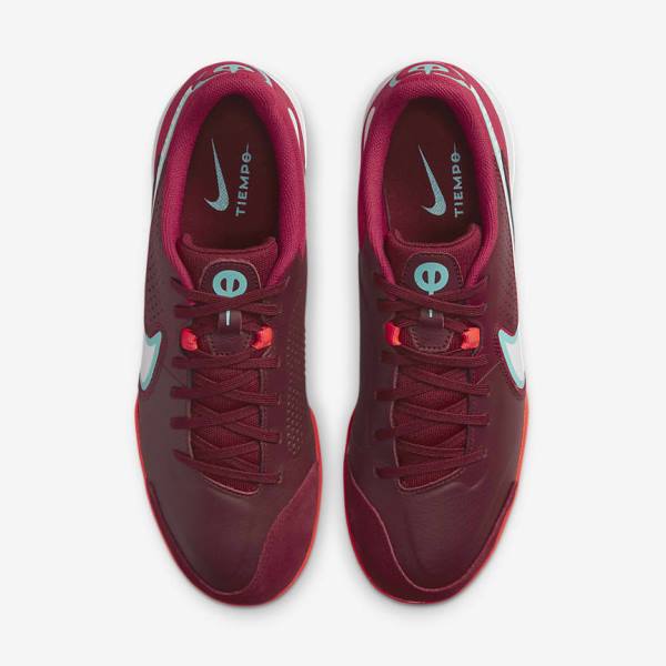 Scarpe da Calcio Donna Nike Tiempo Legend 9 Academy IC Indoor-Court Rosse Rosse Chiaro Bianche | NK760FDE