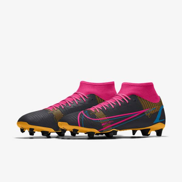 Scarpe da Calcio Uomo Nike Mercurial Superfly 8 Academy By You Custom Colorate | NK457HUV