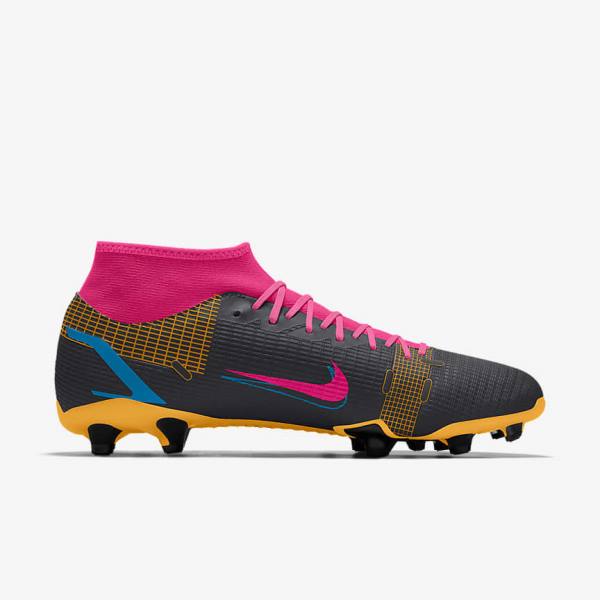 Scarpe da Calcio Uomo Nike Mercurial Superfly 8 Academy By You Custom Colorate | NK457HUV