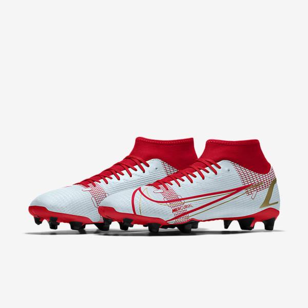 Scarpe da Calcio Uomo Nike Mercurial Superfly 8 Academy By You Custom Colorate | NK470OLZ