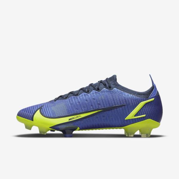 Scarpe da Calcio Uomo Nike Mercurial Vapor 14 Elite FG Firm-Ground Blu | NK037BVC