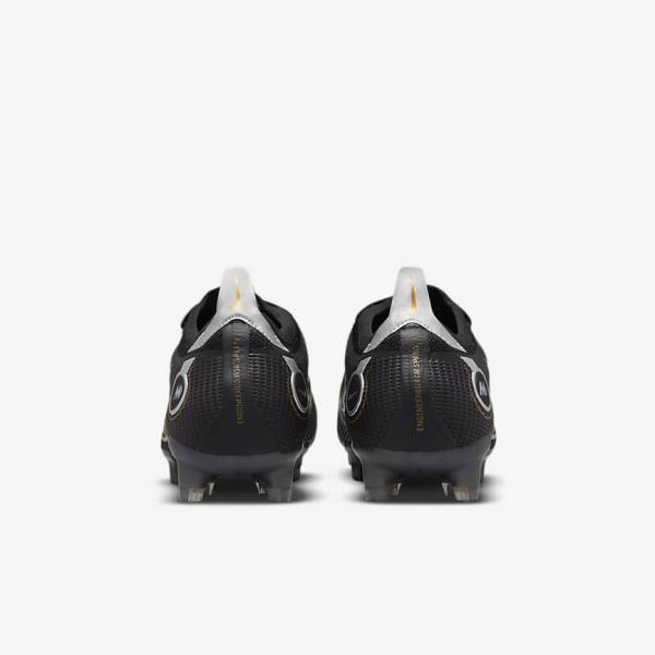 Scarpe da Calcio Uomo Nike Mercurial Vapor 14 Elite FG Firm-Grounds Nere Metal Argento Grigie Metal Oro | NK052HBI