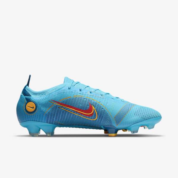 Scarpe da Calcio Uomo Nike Mercurial Vapor 14 Elite FG Firm-Grounds Blu Arancioni | NK150VXF