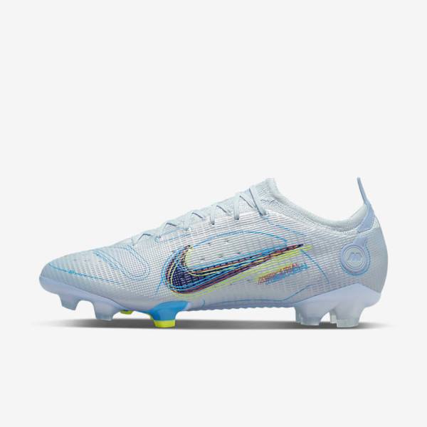 Scarpe da Calcio Uomo Nike Mercurial Vapor 14 Elite FG Firm-Grounds Grigie Blu Chiaro Blu | NK162LOT